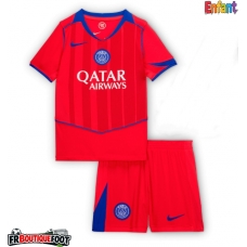 Maillot de foot Paris Saint-Germain Troisième vêtements enfant 2025-26 Manches Courtes (+ pantalon court)